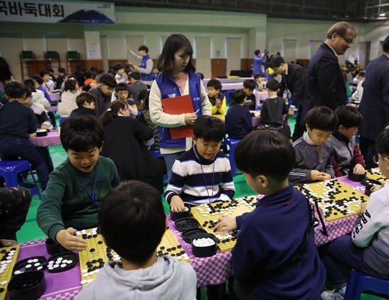 대통령배 전국바둑대회 모습.