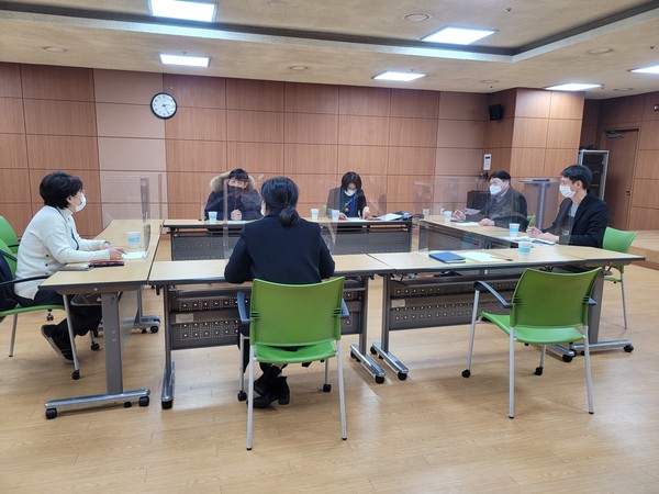 경기교육도서관 협업 추진단 회의.